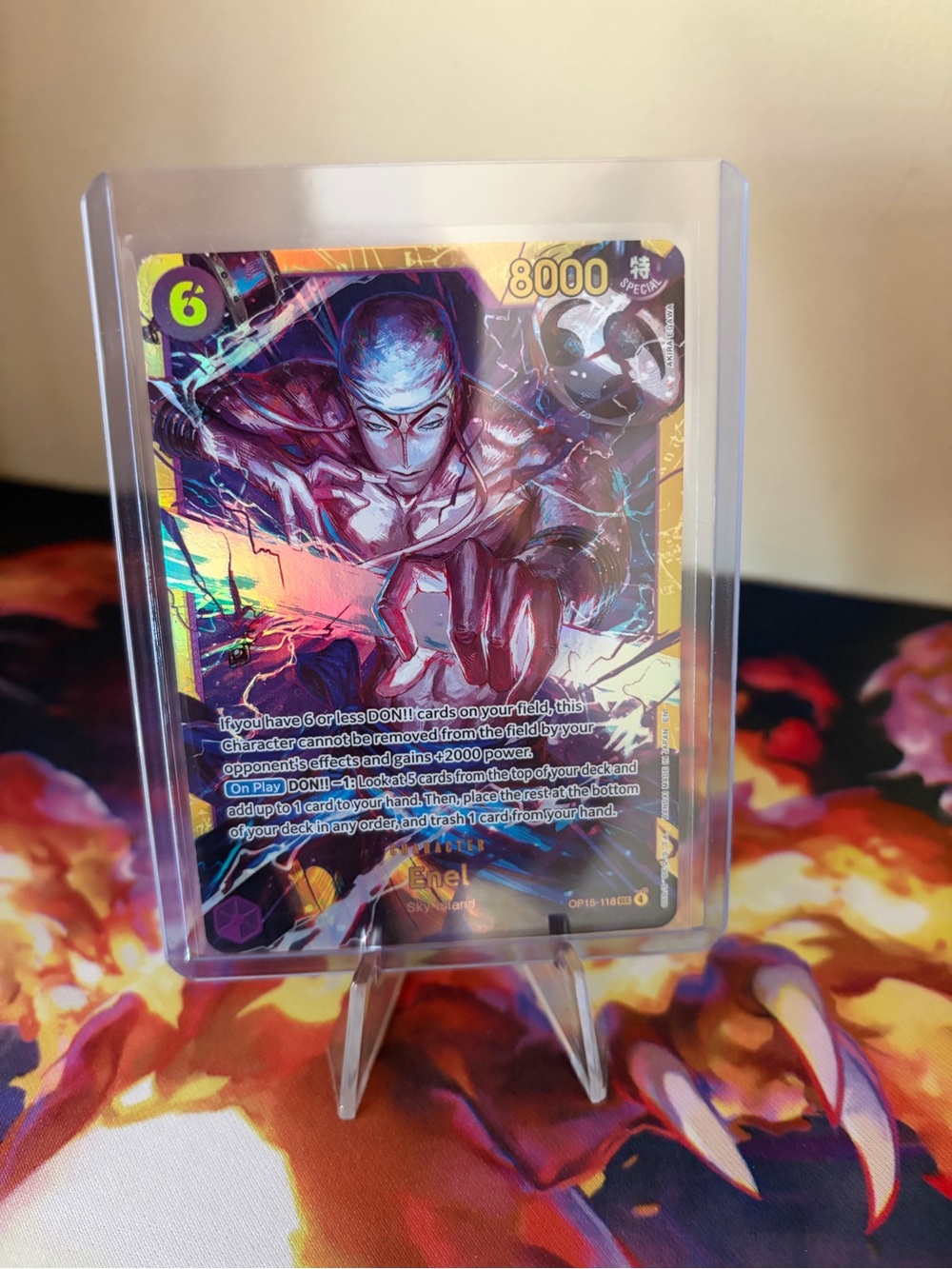 Enel OP15-118 One Piece Card